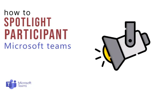 How to spotlight a participant on Microsoft Teams