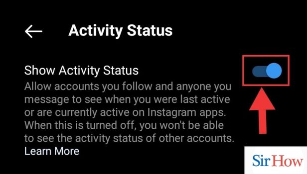 Image titled turn off activity status on Instagram step 7