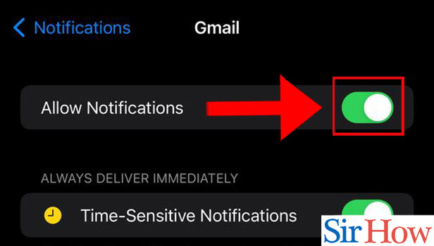 Image titled Turn off All Notifications of Gmail App in iPhone Step 5