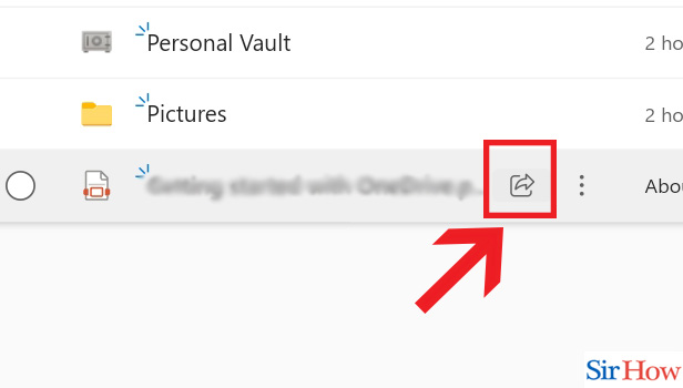 Image title Use OneDrive to Share Large Files step 2