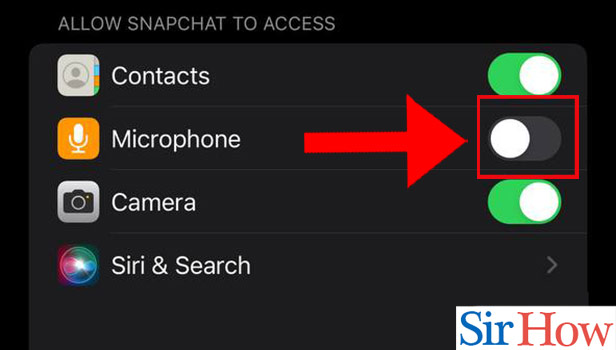 Image titled Allow Microphone access in Snapchat in iPhone Step 4