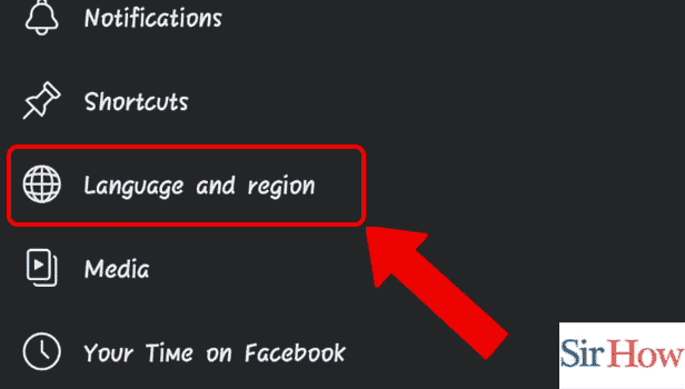 Image Titled change language on Facebook app Step 4