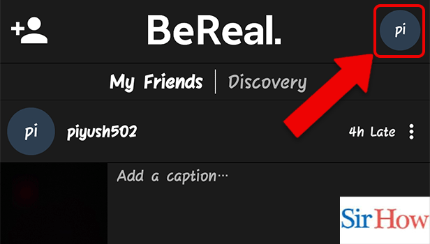 Image Titled change name in BeReal Step 2