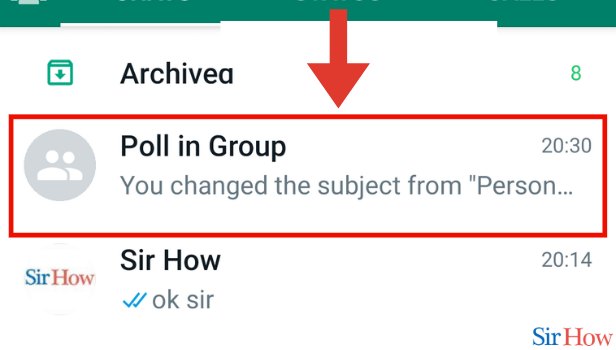 Image titled Change Sequence to WhatsApp Poll Step 2