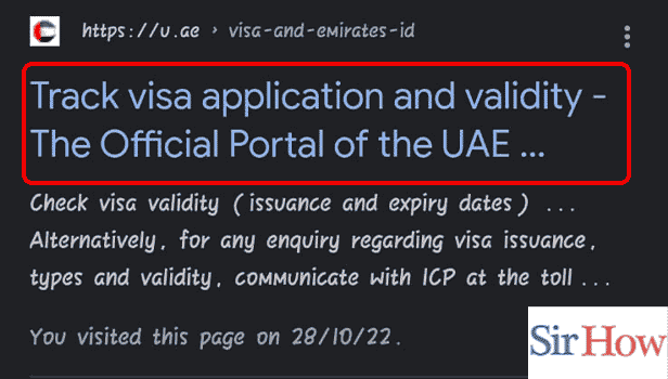 Image Titled check my visa expiry date in UAE Step 1