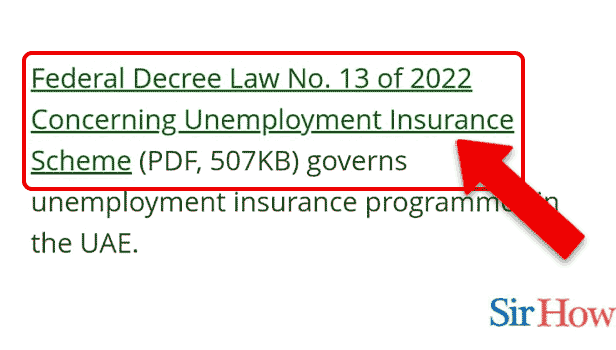 Image Titled check the unemployment insurance scheme in UAE Step 3