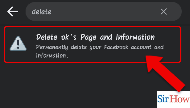 Image Titled delete page in Facebook app Step 5