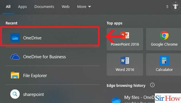 Image title Download from OneDrive way 2 step 2