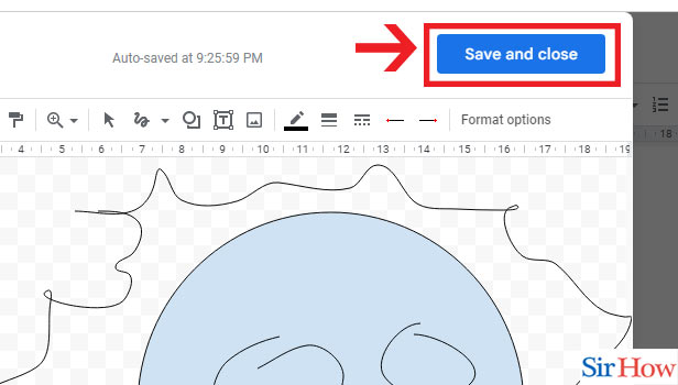Image title Draw on a Google Doc step 13