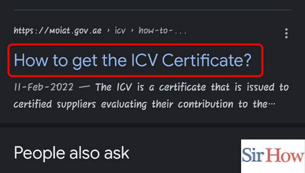 Image Titled get ICV certificate in UAE Step 1