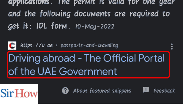 Image Titled get international driving license in UAE Step 1