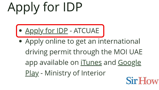 Image Titled get international driving license in UAE Step 2