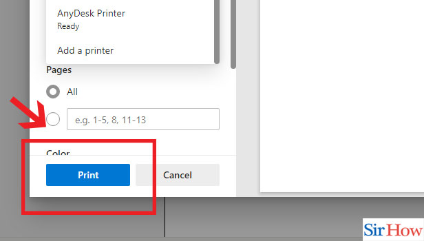 Image title Print from OneDrive step 5