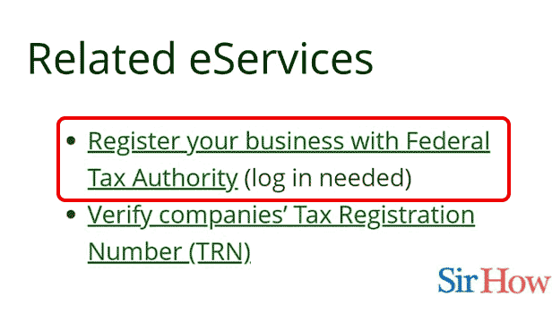Image Titled register company for vat in UAE Step 2