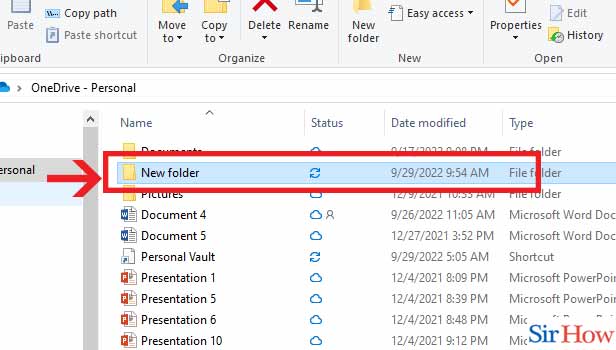 Image title Remove OneDrive Folder from File Explorer step 3