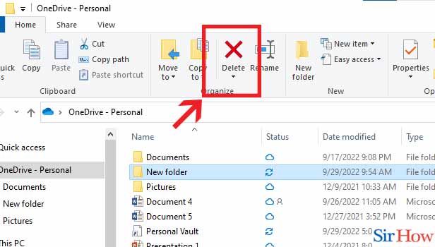 Image title Remove OneDrive Folder from File Explorer step 4