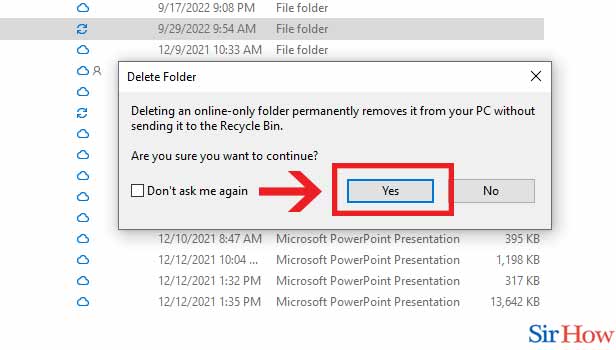 Image title Remove OneDrive Folder from File Explorer step 5