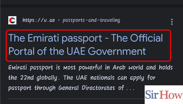 Image Titled renew passport in UAE Step 1