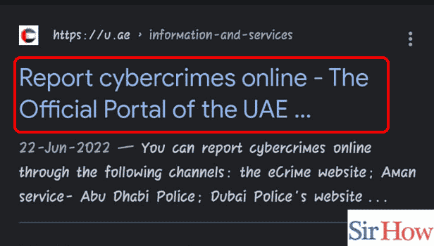 Image Titled report cybercrime in UAE Step 1