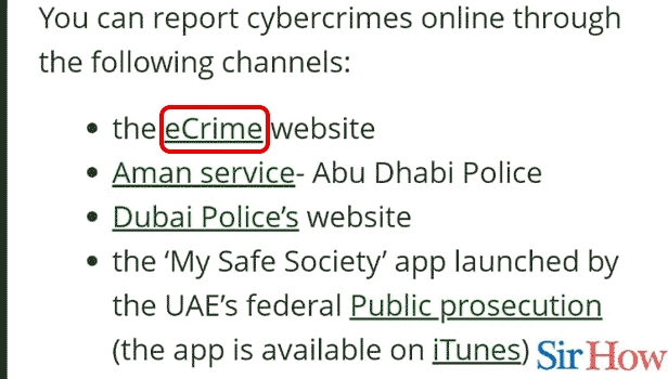 Image Titled report cybercrime in UAE Step 2