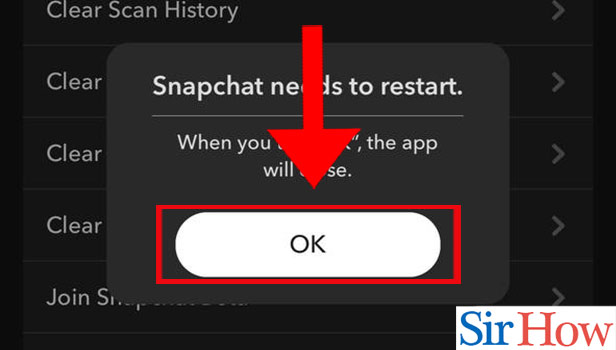 Image titled Restart Snapchat on iPhone Step 11