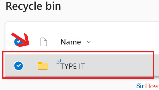 Image title Restore a Folder from OneDrive step 3