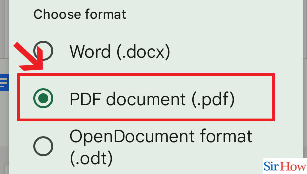 Image title Save Google Doc as PDF step 4