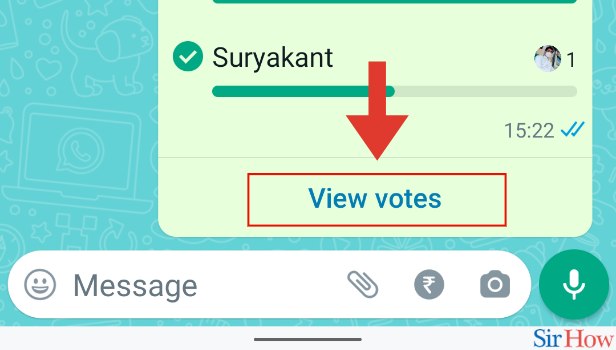 Image titled See who Voted on WhatsApp Poll Step 3