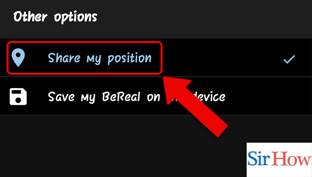 Image Titled show location on BeReal posts Step 4