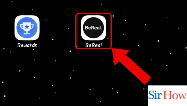 Image Titled turn off location on BeReal Step 1