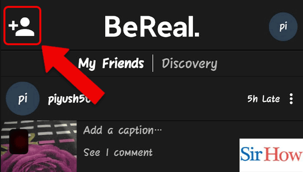 Image Titled unfriend someone on BeReal Step 2