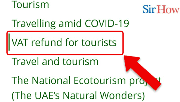  Image Titled conditions for tourists to claim their VAT refunds in UAE Step 2