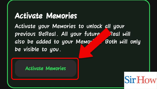 Image Titled activate memories on BeReal Step 5