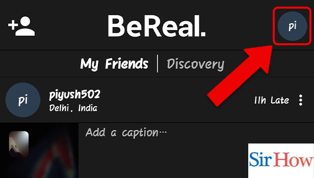 Image Titled add location to BeReal Step 2
