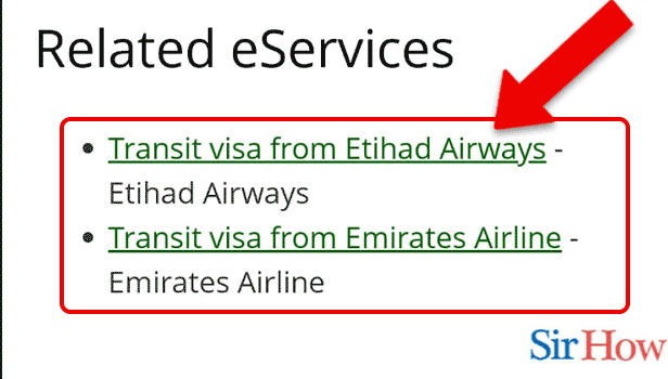 Image Titled apply for transit visa in UAE Step 2