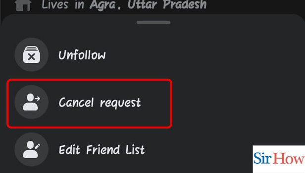 Image Titled cancel friend request on Facebook app Step 5