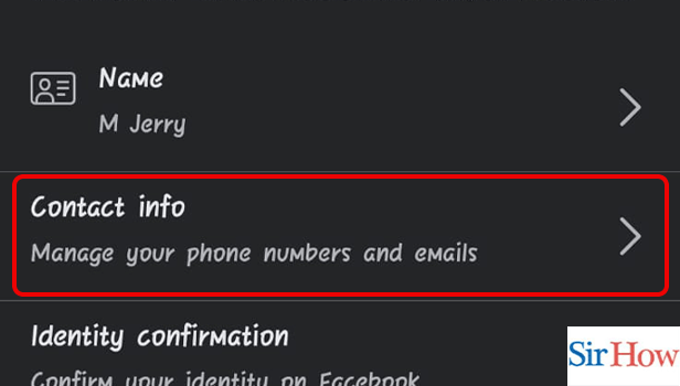 Image Titled change email address on Facebook app Step 5