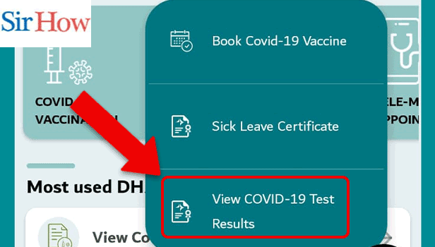 Image Titled  check covid test result online in UAE Step 5