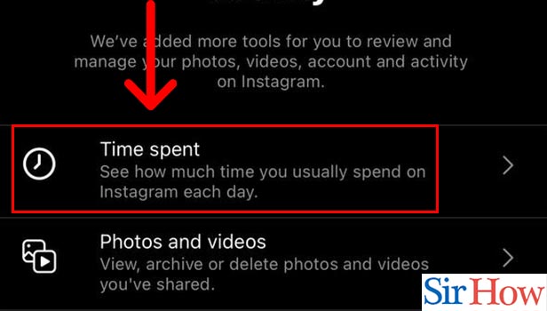 Image tittle Check Your Daily Activity on Instagram on iPhone Step 5