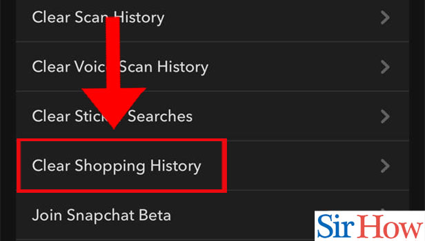 Image titled Clear Shopping History in Snapchat in iPhone Step 5