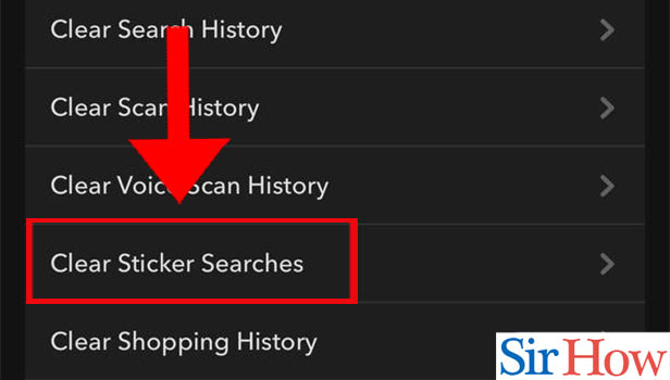Image titled Clear Sticker Searches in Snapchat in iPhone Step 5