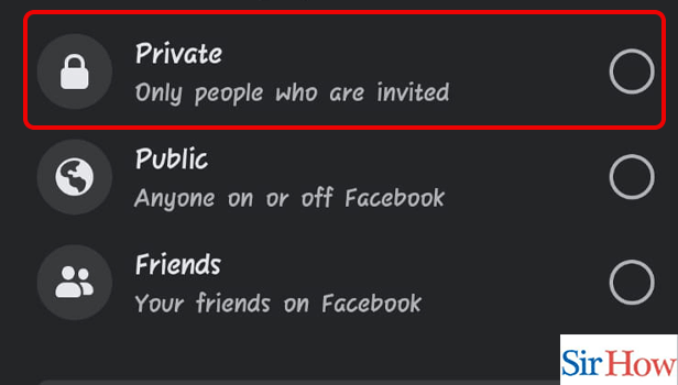 Image Titled create a private event on Facebook app Step 7