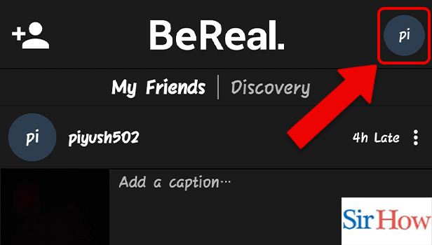 Image Titled deactivate memories in BeReal Step 2