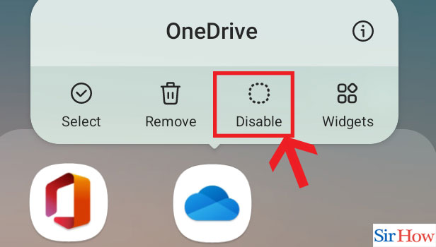 Image title Disable Onedrive step 2