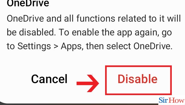 Image title Disable Onedrive step 3