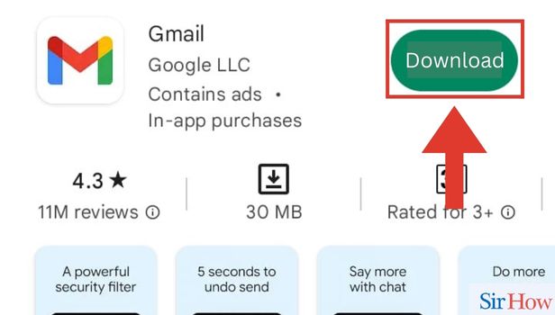 Image titled download Gmail App Step 4