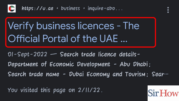 Image Titled enquire trade name in UAE Step 1
