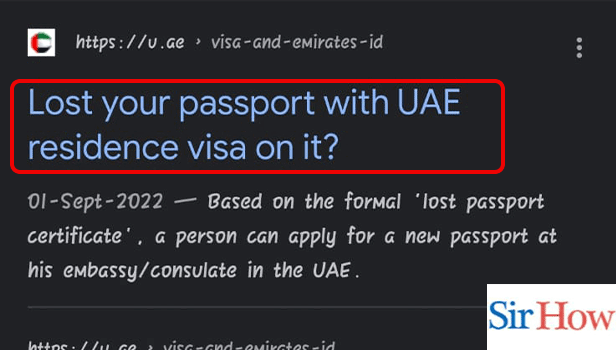 Image Titled get lost item certificate in UAE Step 1