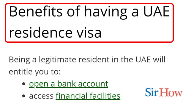 Image Titled get the benefits of residence visa in UAE Step 3