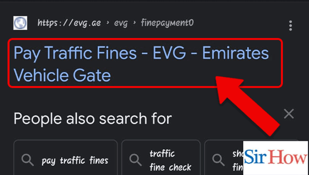 Image Titled get traffic fine in UAE Step 1
